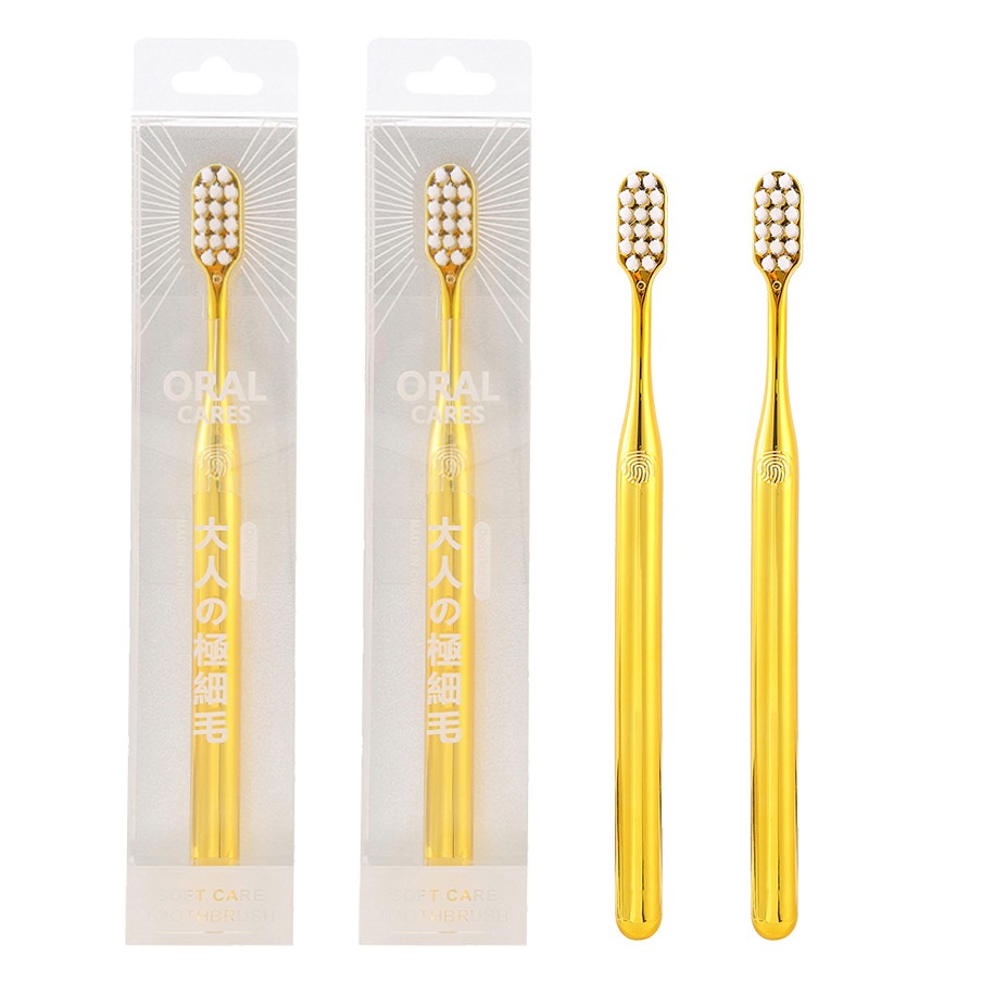 Golden toothbrush